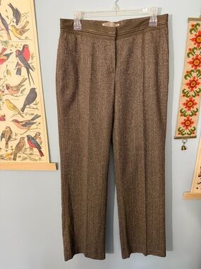 Dorothee Schumacher Womens Brown Straight-Leg Dress Pants